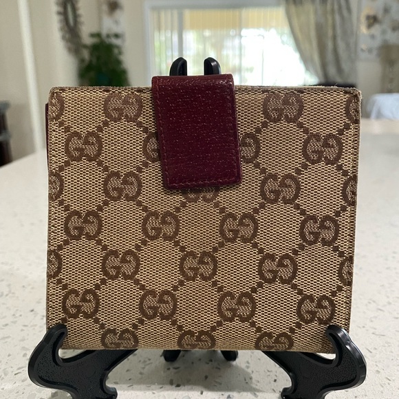 Gucci Bordeaux eclipse wallet - Picture 3 of 8